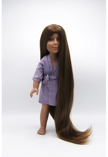 EXTRA LONG BROWN WIG FOR...